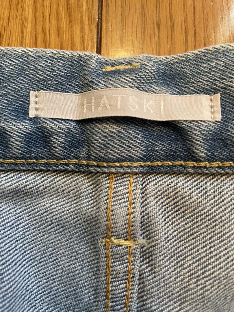 【美品】ハツキ/HATSKI　Wide Tapered Denim