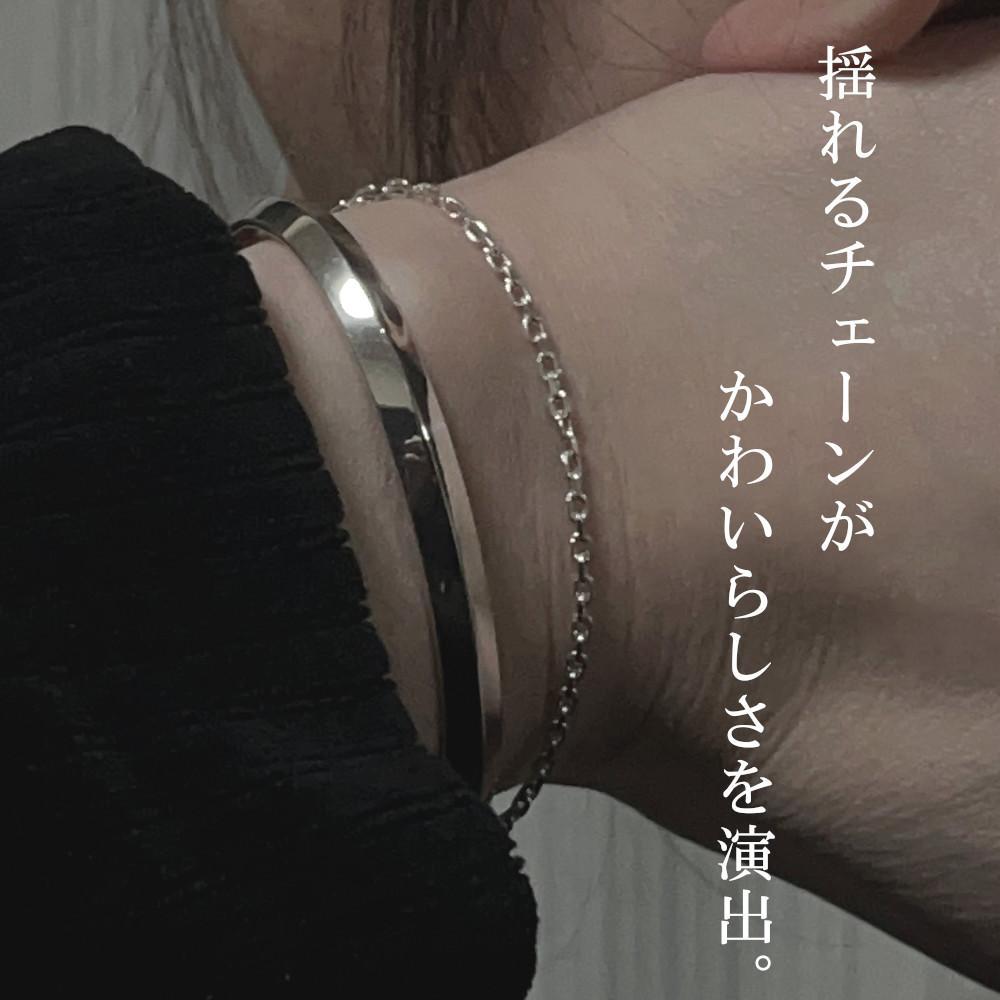 【CLB-002 M(メンズサイズ)】シルバー925 レイヤードバングル