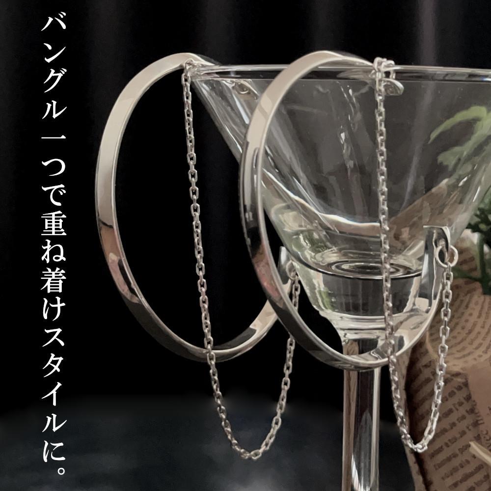 【CLB-002 M(メンズサイズ)】シルバー925 レイヤードバングル
