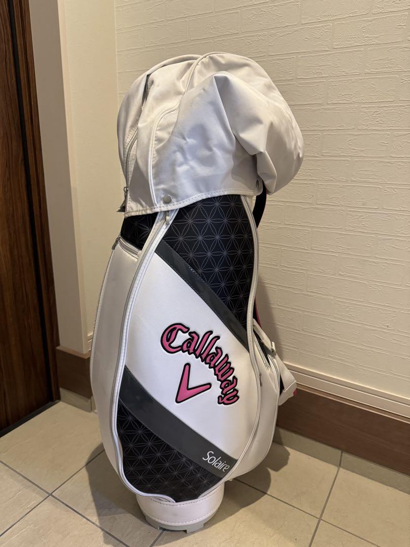 Callaway Solaire ゴルフバッグ ホワイト ピンク