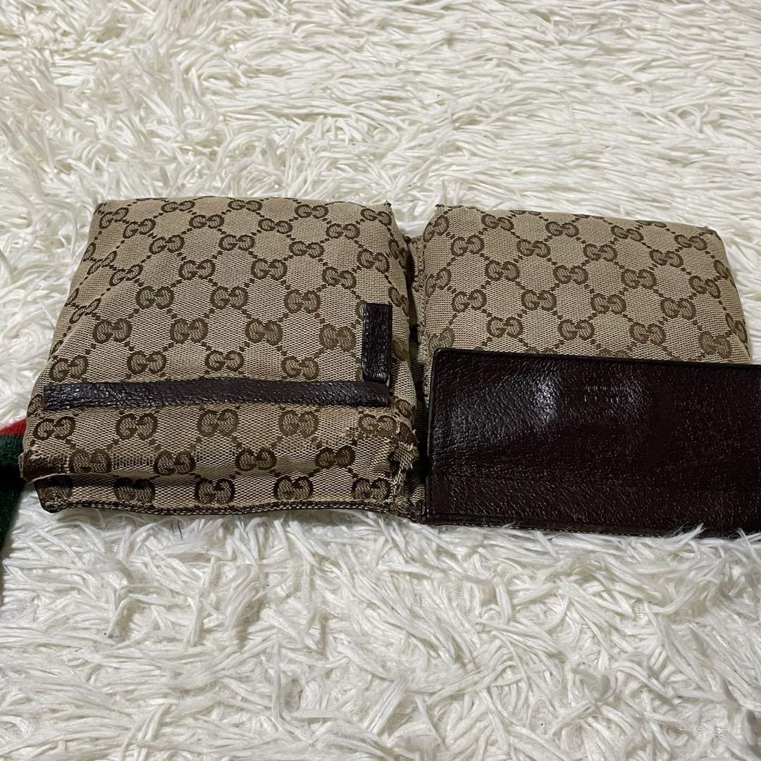 GUCCI グッチ ボディバッグ ウエストポーチ シェリーライン GG