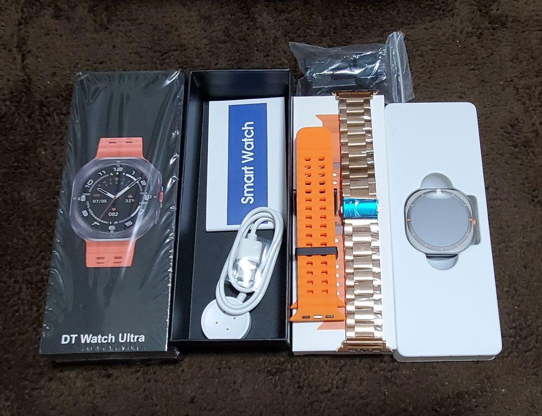 DT Watch Ultra スマートウォッチ ガンメタフレーム