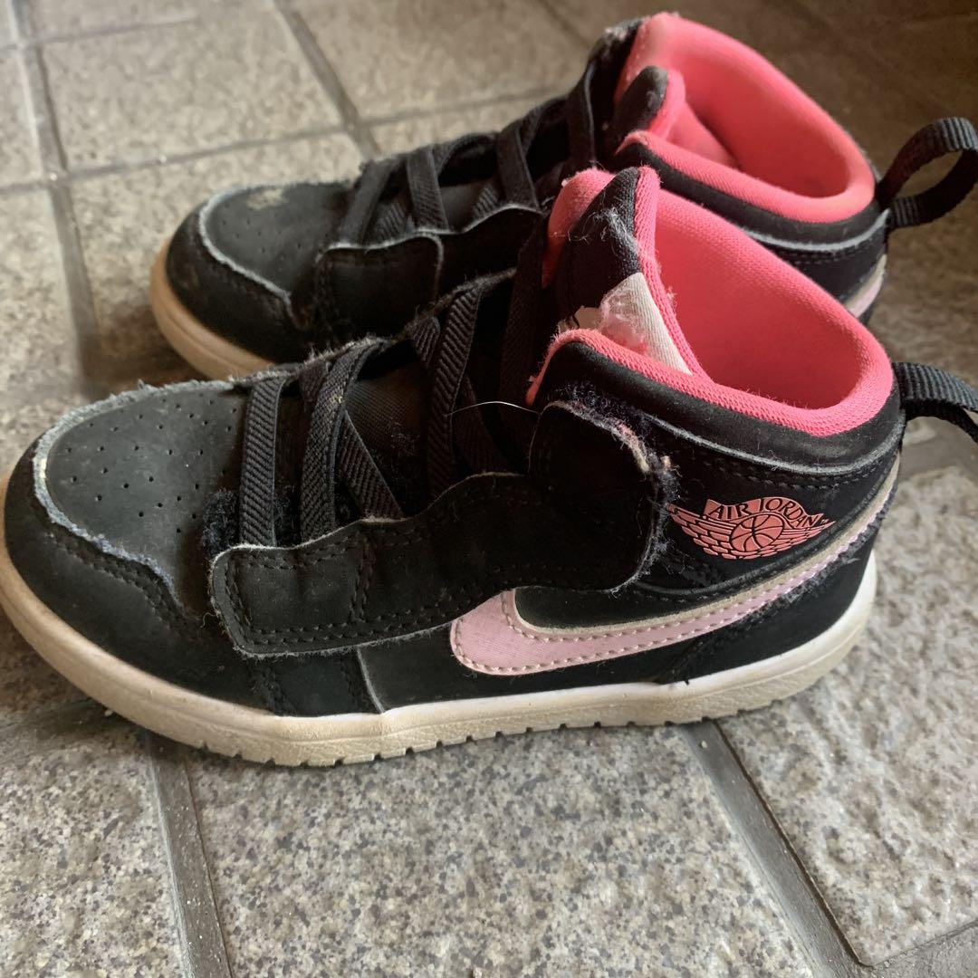 お礼や感謝伝えるプチギフト Air Jordan ハイカットスニーカー ブラック/ピンク - メルカリ シューズ(女性用)