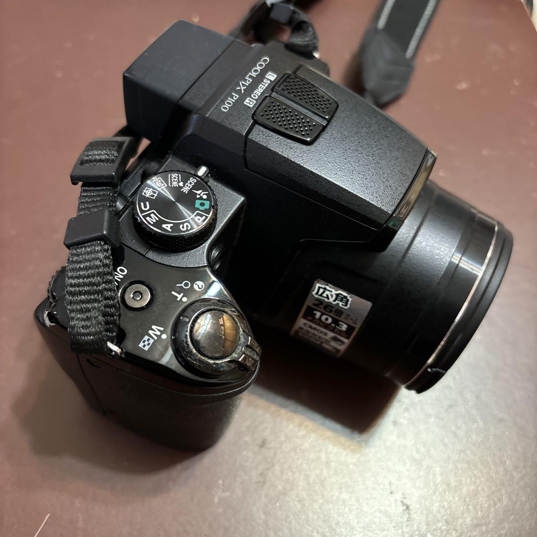 NIKON COOLPIX P100 ブラック 26倍ズーム デジカメ 電源OK Amazon | Nikon デジタルカメラ COOLPIX (クールピクス) P100