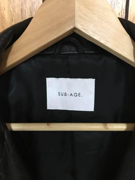 sub-age ライダースジャケット