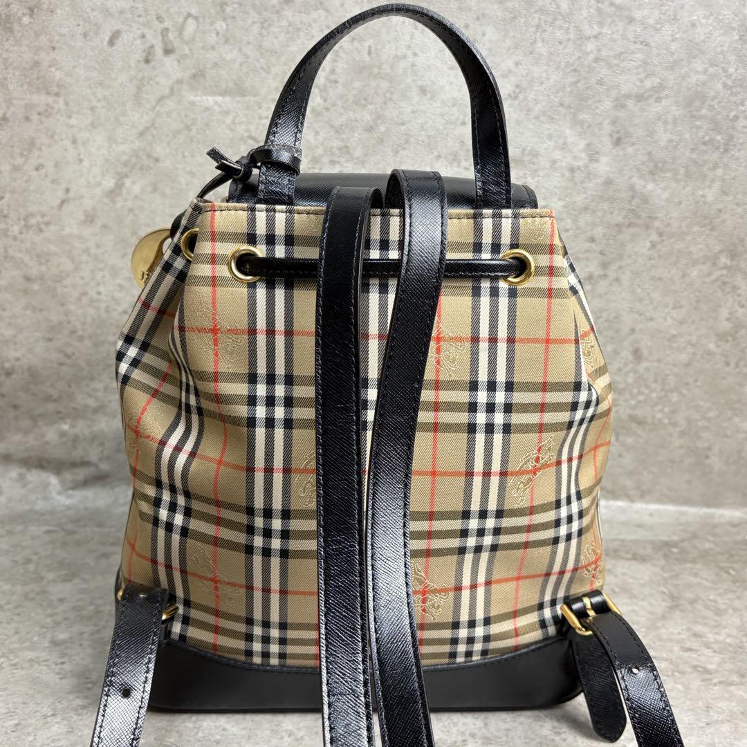 ✨希少品✨バーバリー リュックサック フラップ ノバチェック ベージュ 肌色