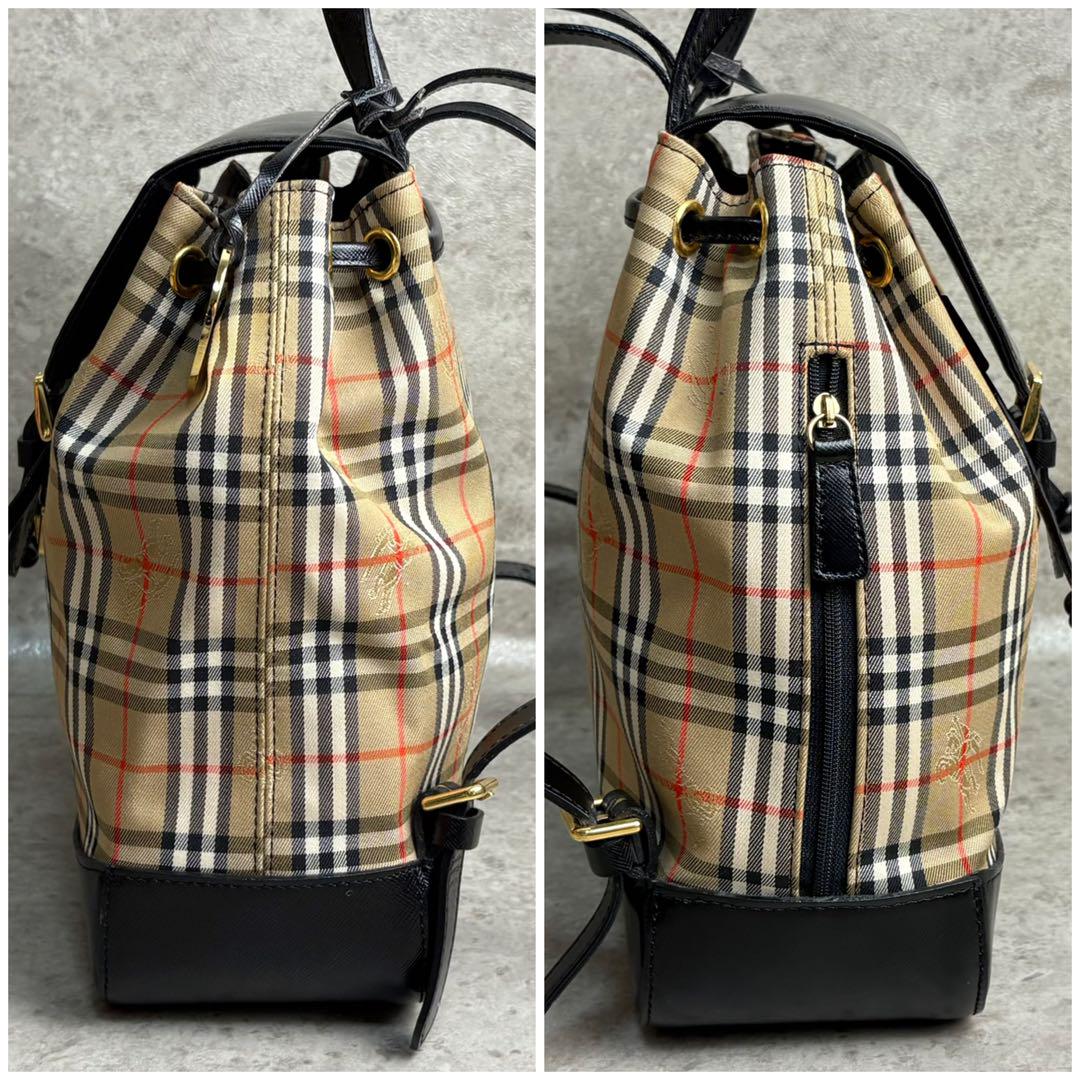 ✨希少品✨バーバリー リュックサック フラップ ノバチェック ベージュ 肌色