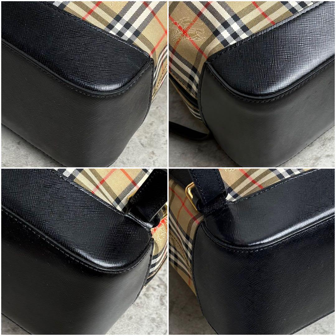 ✨希少品✨バーバリー リュックサック フラップ ノバチェック ベージュ 肌色