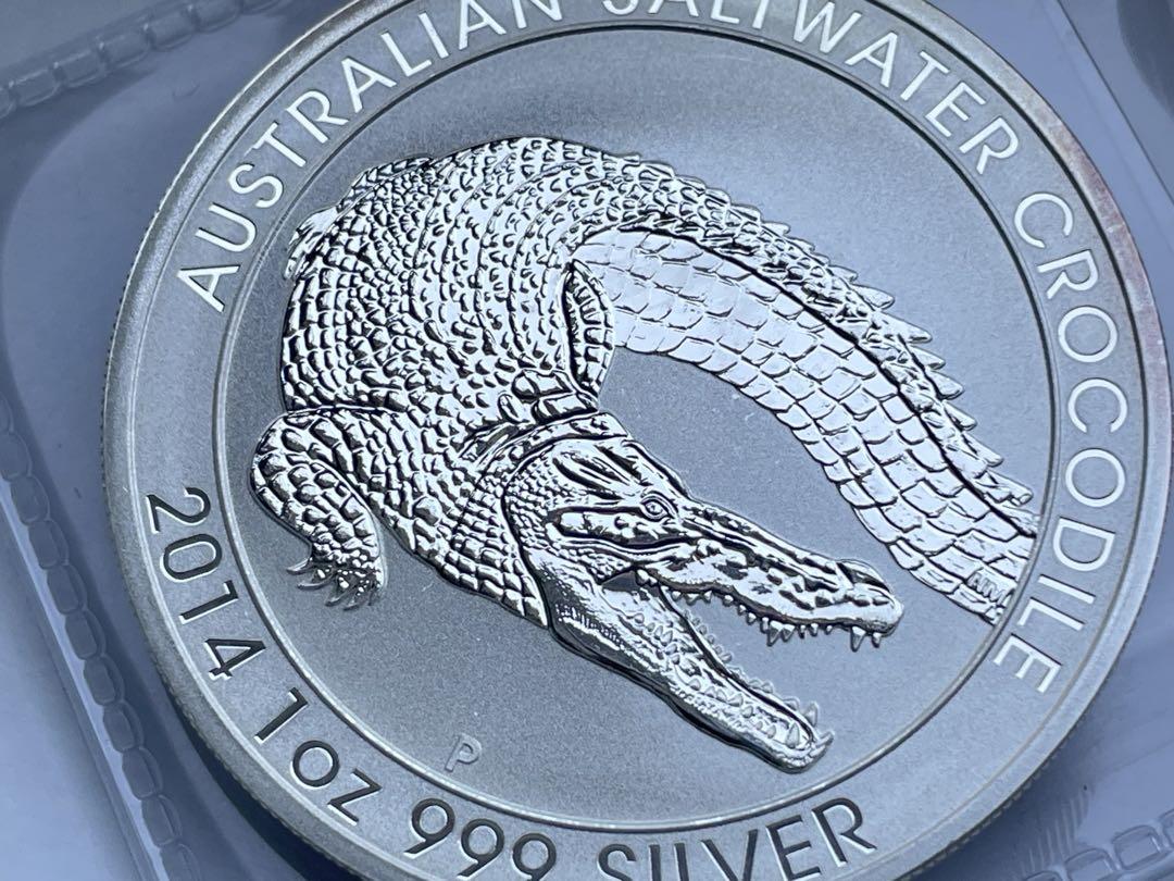 AUSTRALIA 1oz SALTWATER CROCODILE