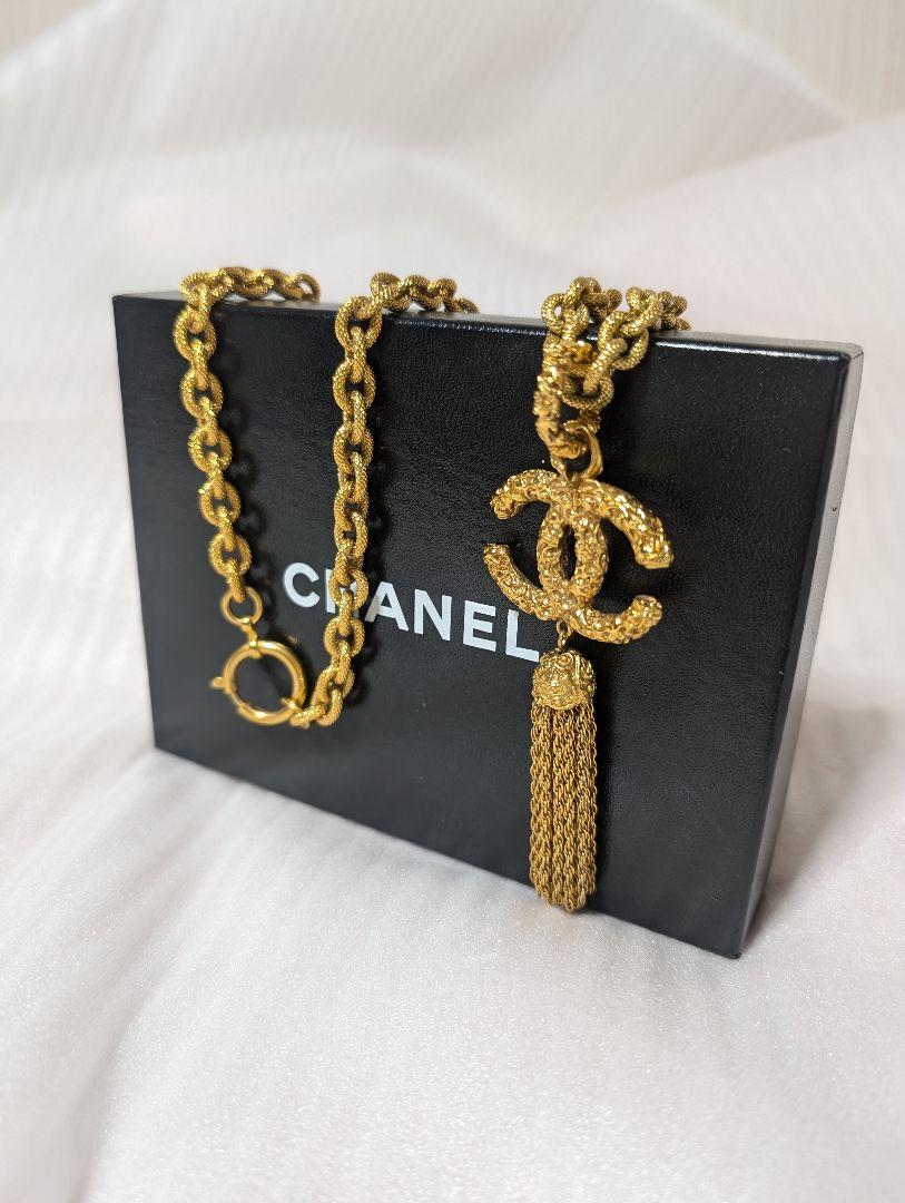 CHANEL シャネル フリンジロングネックレス ヴィンテージ 画像3