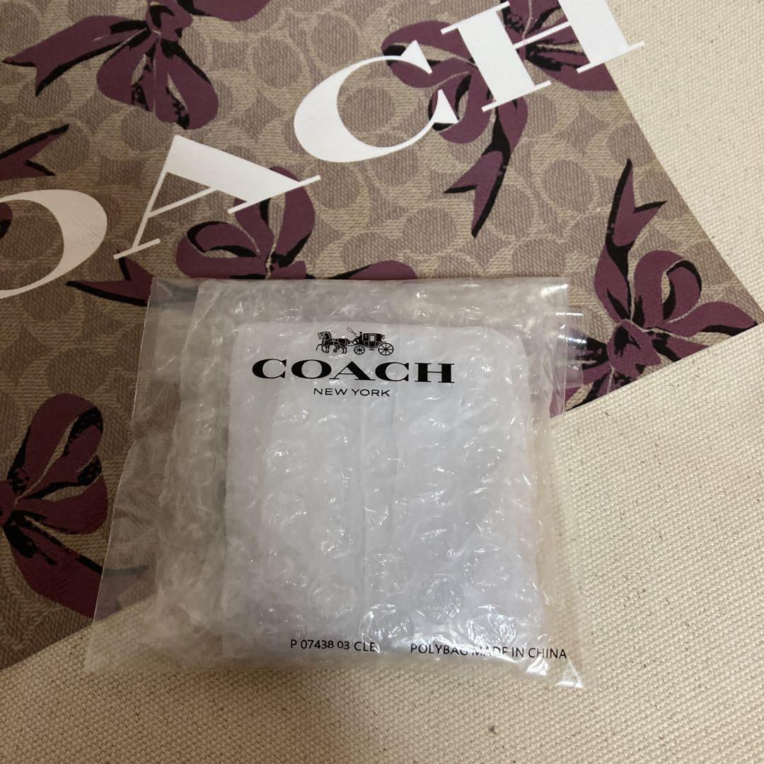 COACH ホワイト ゴールド バングル