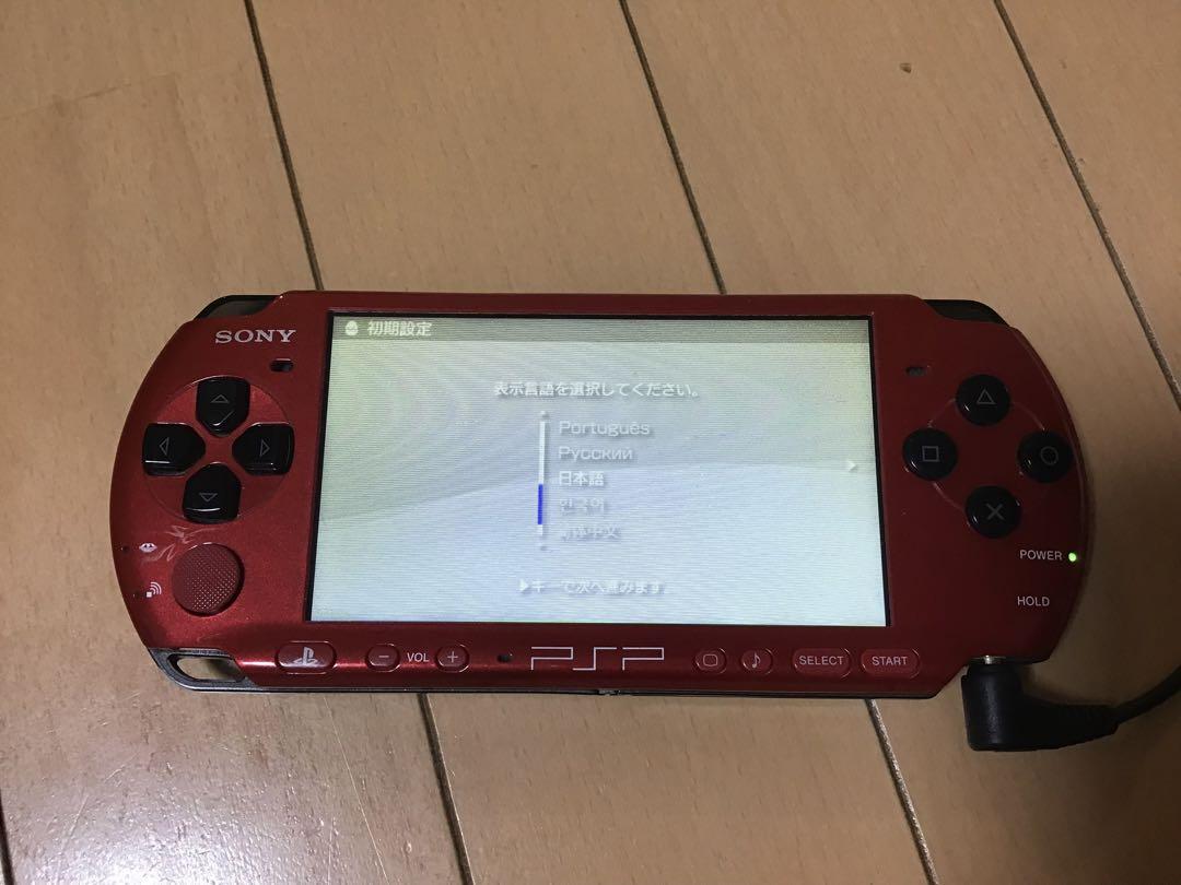 Sony PSP3000 レッドブラック　本体（おまけ付）