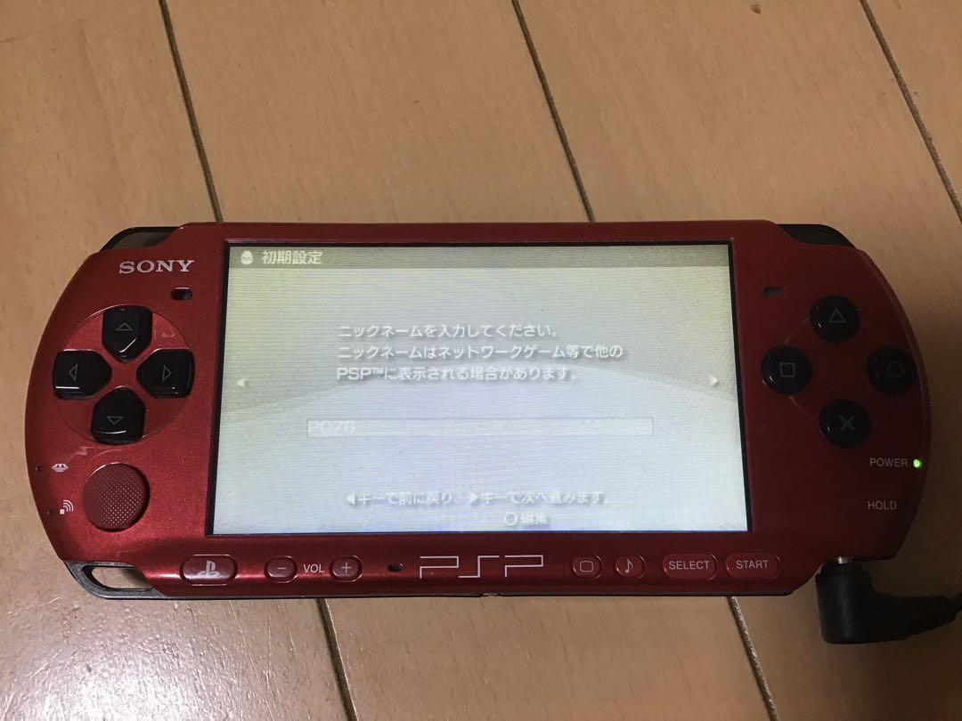 Sony PSP3000 レッドブラック　本体（おまけ付）
