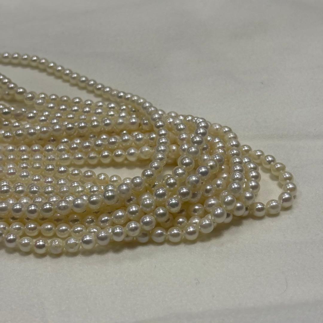 テリ8 あこや真珠 5-5.5 ベビーパール 無調色 本真珠 パールネックレス テリ8 あこや真珠 5-5.5 ベビーパール 無調色 本真珠 パールネックレス