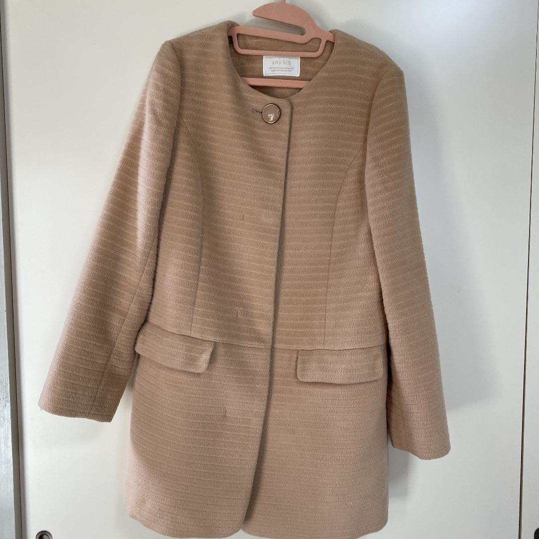 エニィスィス anysis ノーカラーコート 美品 - メルカリ エニィスィス anysis ノーカラーコート 美品 - メルカリ
