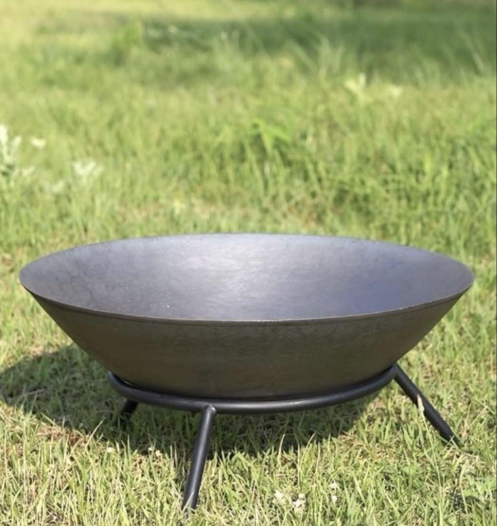新品 アウトレット 焚き火台 ファイヤーピット 初期型 直径56cm 送料込