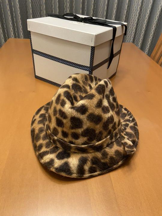レオパード柄　中折れハット