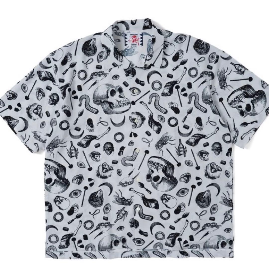 SON OF THE CHEESE Skelton サノバチーズ シャツ アロハ SON OF THE CHEESE Skelton サノバチーズ シャツ アロハ