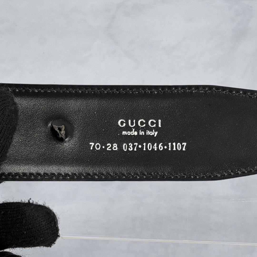 【ちょいキズでお得】GUCCI レザー　エナメル　パテント　Gロゴ　レディース