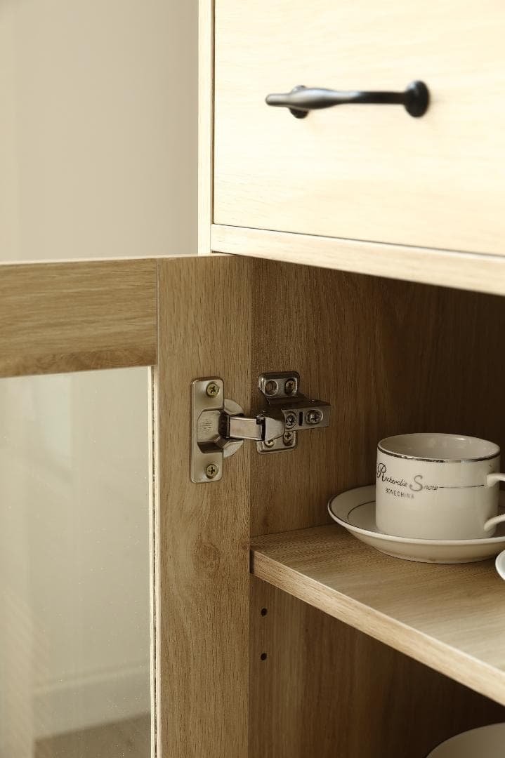 キッチンカウンター 食器棚 キャビネット レンジ台 キッチン収納 幅88cm