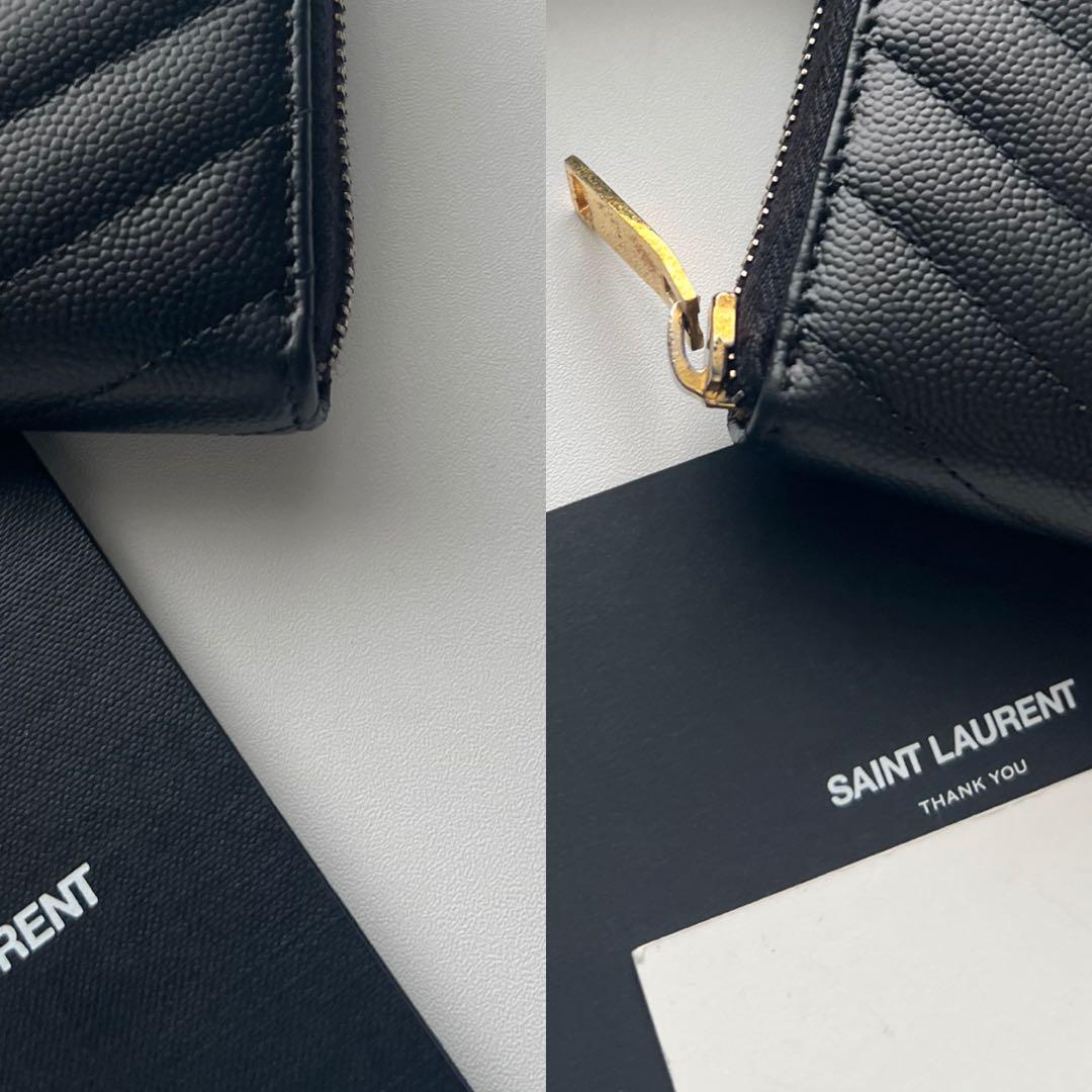 259 極上美品 SAINTLAURENT イヴサンローラン 長財布
