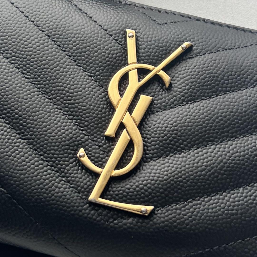 259 極上美品 SAINTLAURENT イヴサンローラン 長財布