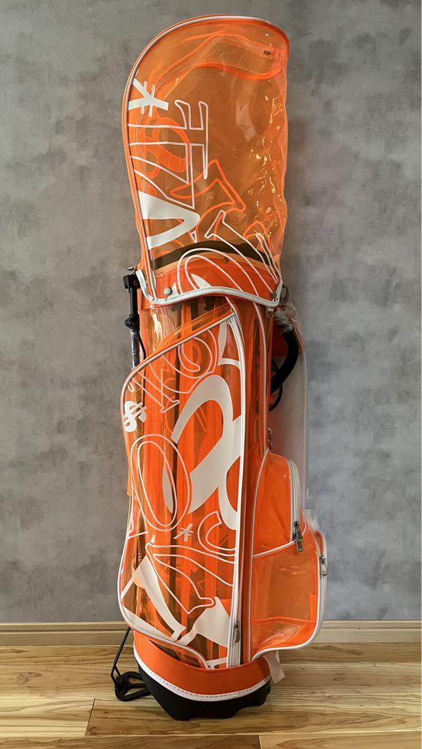 最終値下げ！新品未使用【キャディバック】フランク三浦スケルトンキャディバック