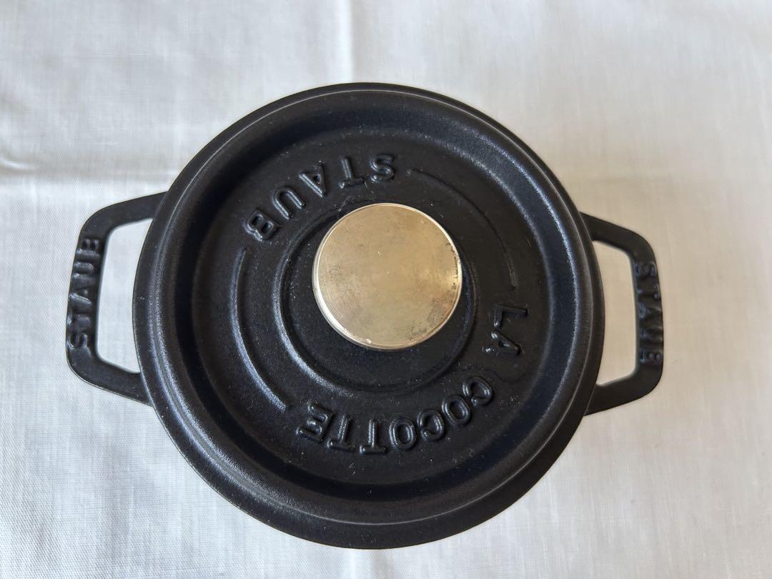 STAUB ピコ ココット ラウンド ブラック 14cm
