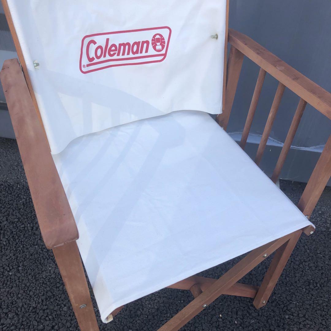 COLEMAN : ウッドチェア キャンバス キャンプチェア