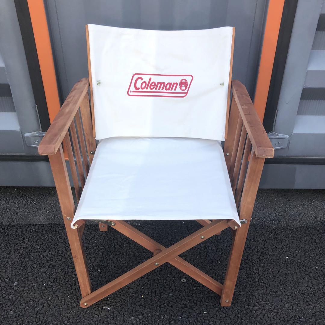 COLEMAN : ウッドチェア キャンバス キャンプチェア