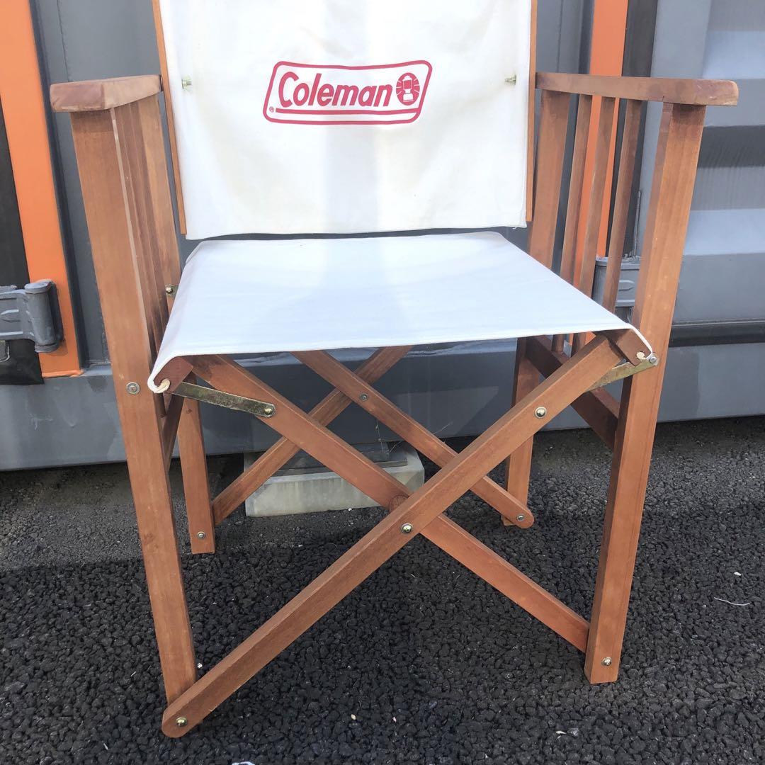 COLEMAN : ウッドチェア キャンバス キャンプチェア