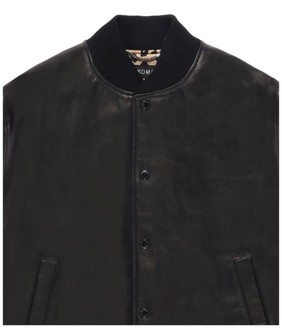ジャケット・アウター WACKOMARIA LEATHER VARSITY JACKET 24AW L