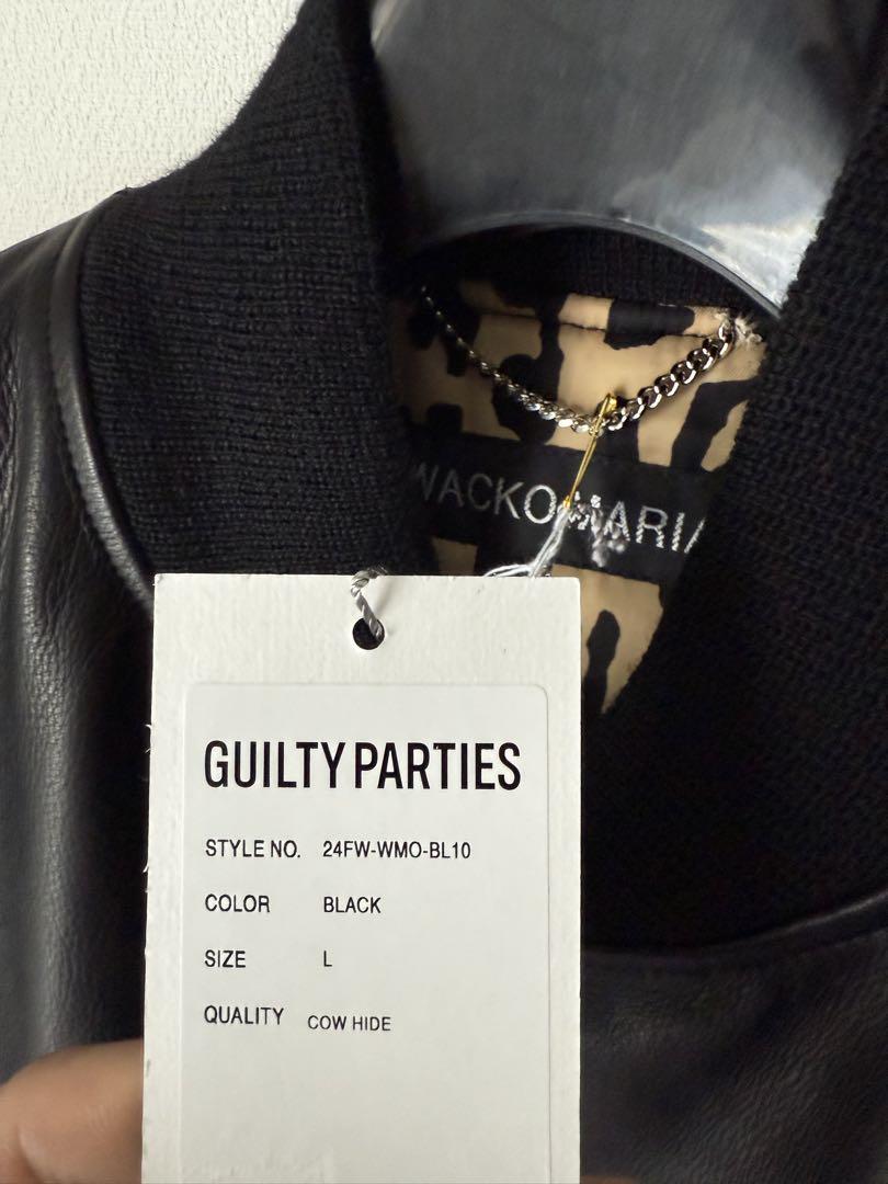 ジャケット・アウター WACKOMARIA LEATHER VARSITY JACKET 24AW L