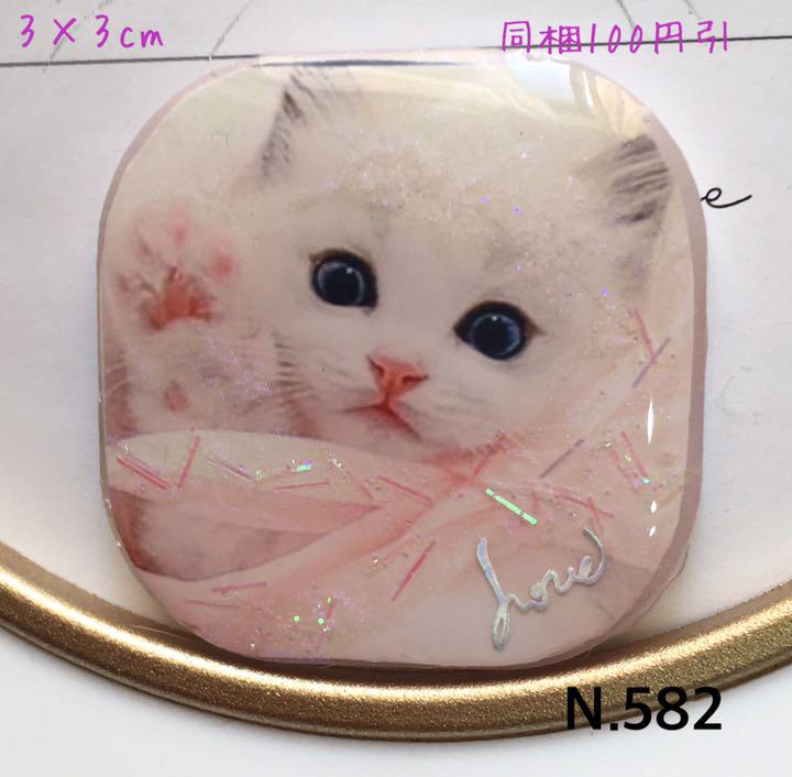 レジンヘアゴム♡ふわり子猫ちゃん レジンヘアゴム♡ふわり子猫ちゃん