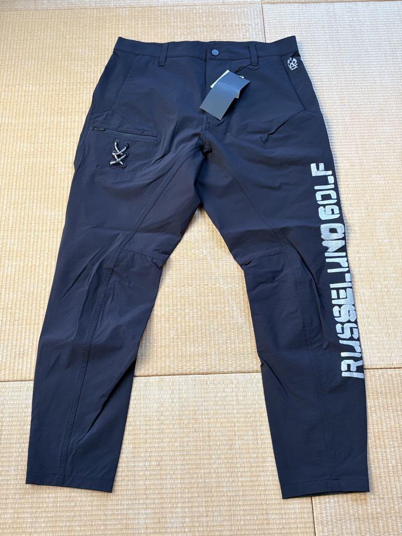 RUSSELL GOLF スリムフィットパンツ 黒　サイズ4 RUSSELL GOLF スリムフィットパンツ 黒 サイズ4