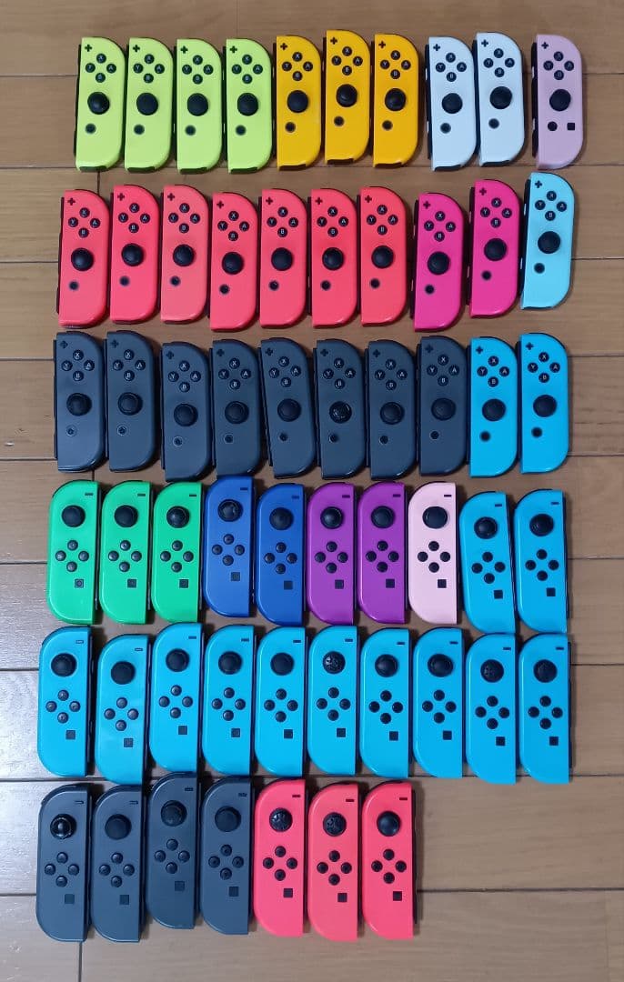 Switch スイッチジョイコン 多色セット 57個