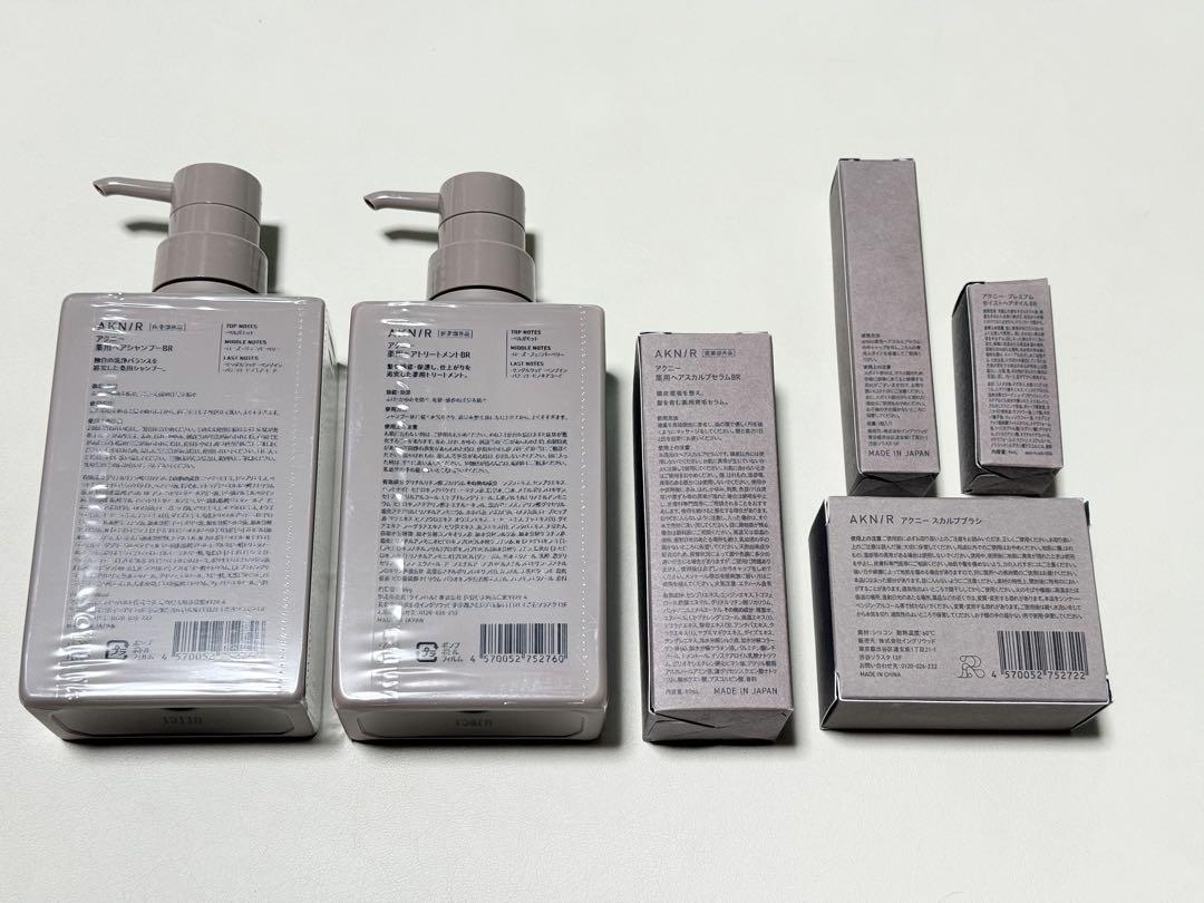 新品AKNIR ヘアケアパーフェクトセット　ローズサンダルウッド　サンプル付