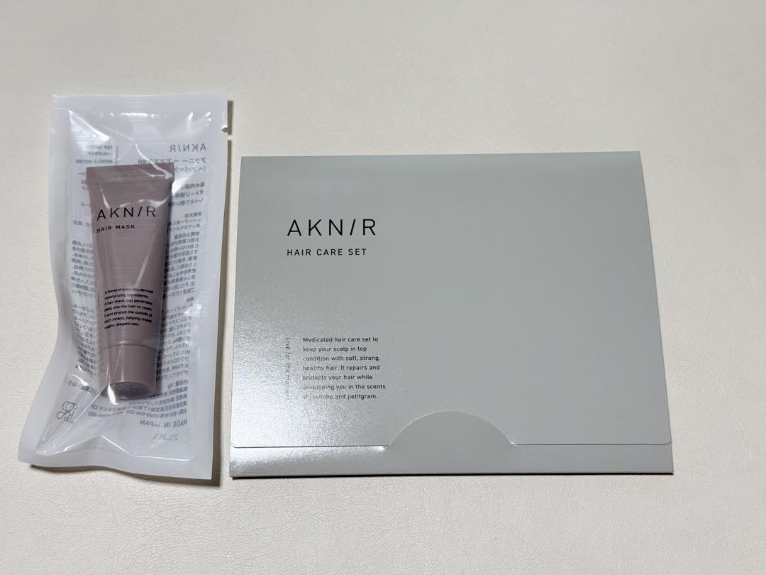 新品AKNIR ヘアケアパーフェクトセット　ローズサンダルウッド　サンプル付