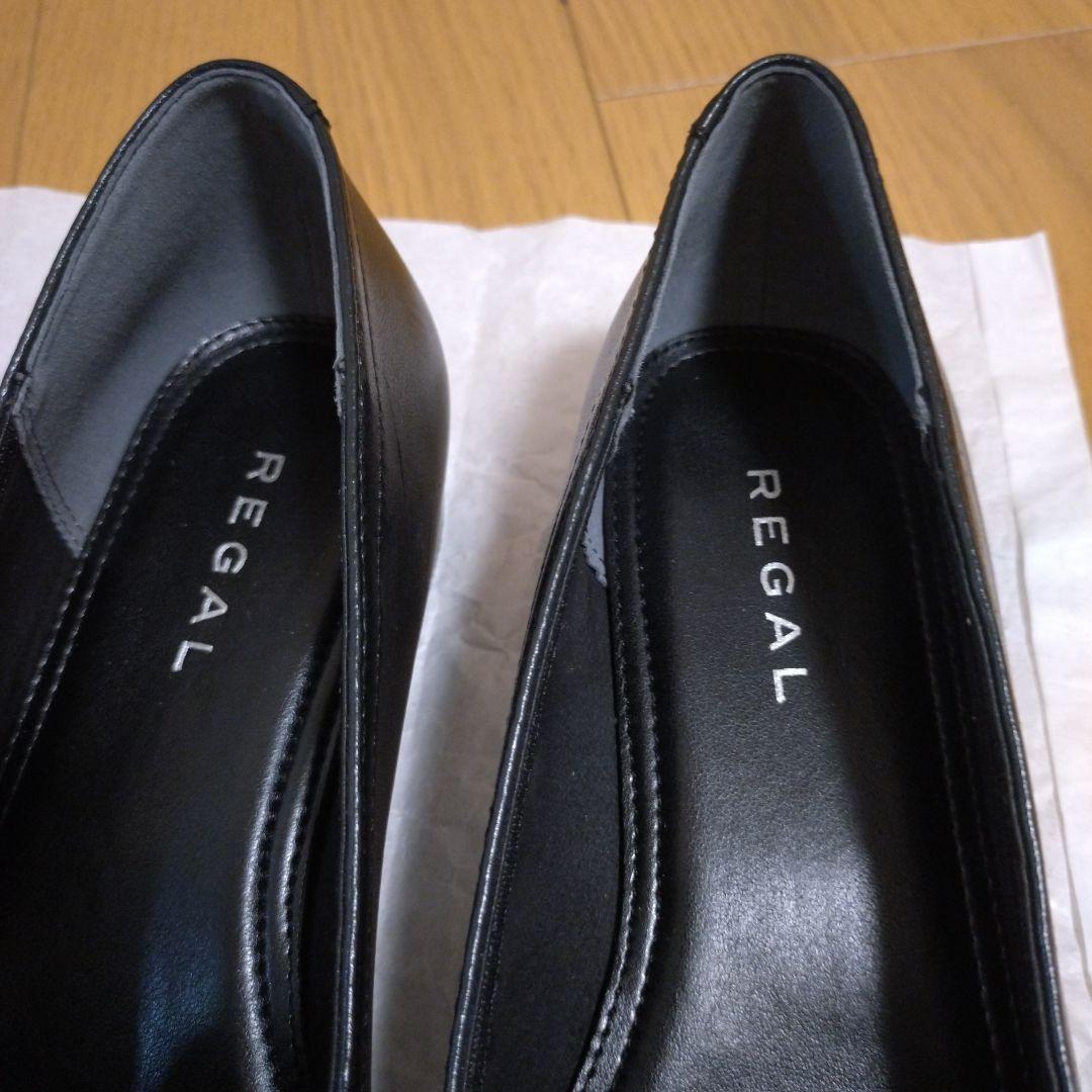 美品　リーガル　ビット付き　モカシンシューズ　革靴　黒　24.5cm