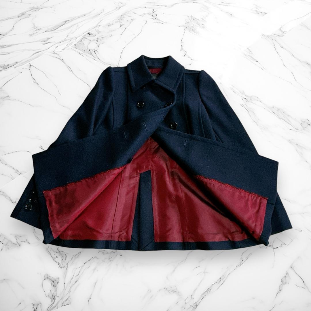 バーバリーブラックレーベル BURBERRY BLACK LABE Pコート L