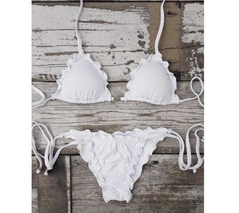 Santa FruFruリップルホワイト M qNmkC-m66625281424 Monica 限定品通販