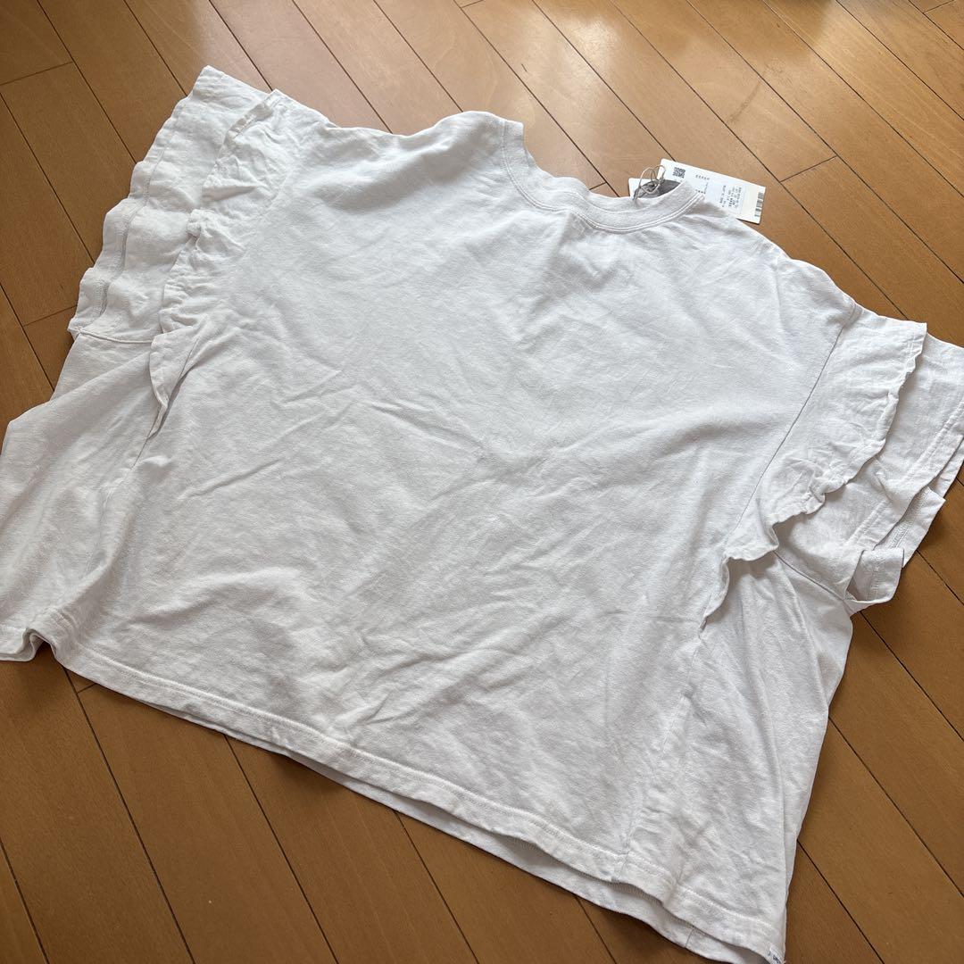 ⭐︎お値下げ⭐︎nest Robe 天然染め天竺ラッフルT