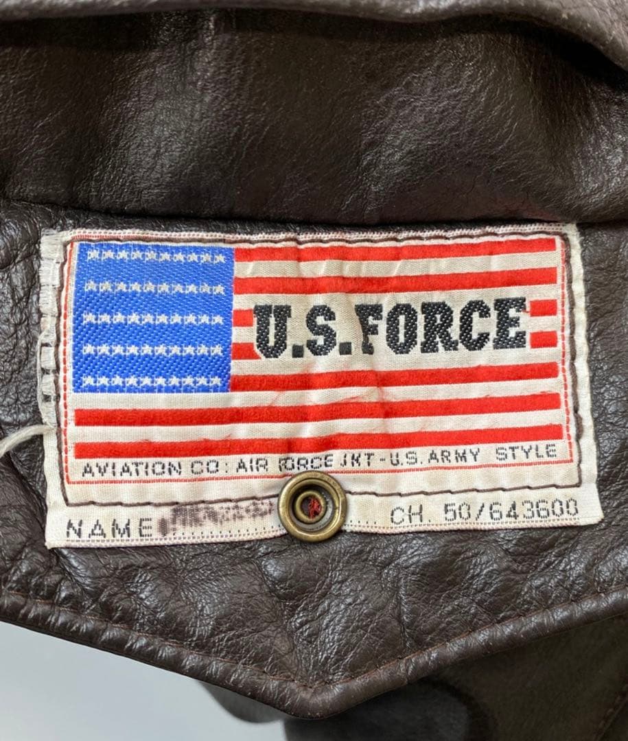 U.S.FORCE A-2 LEATHER FLIGHT JACKET U.S.FORCE A-2 LEATHER FLIGHT JACKET