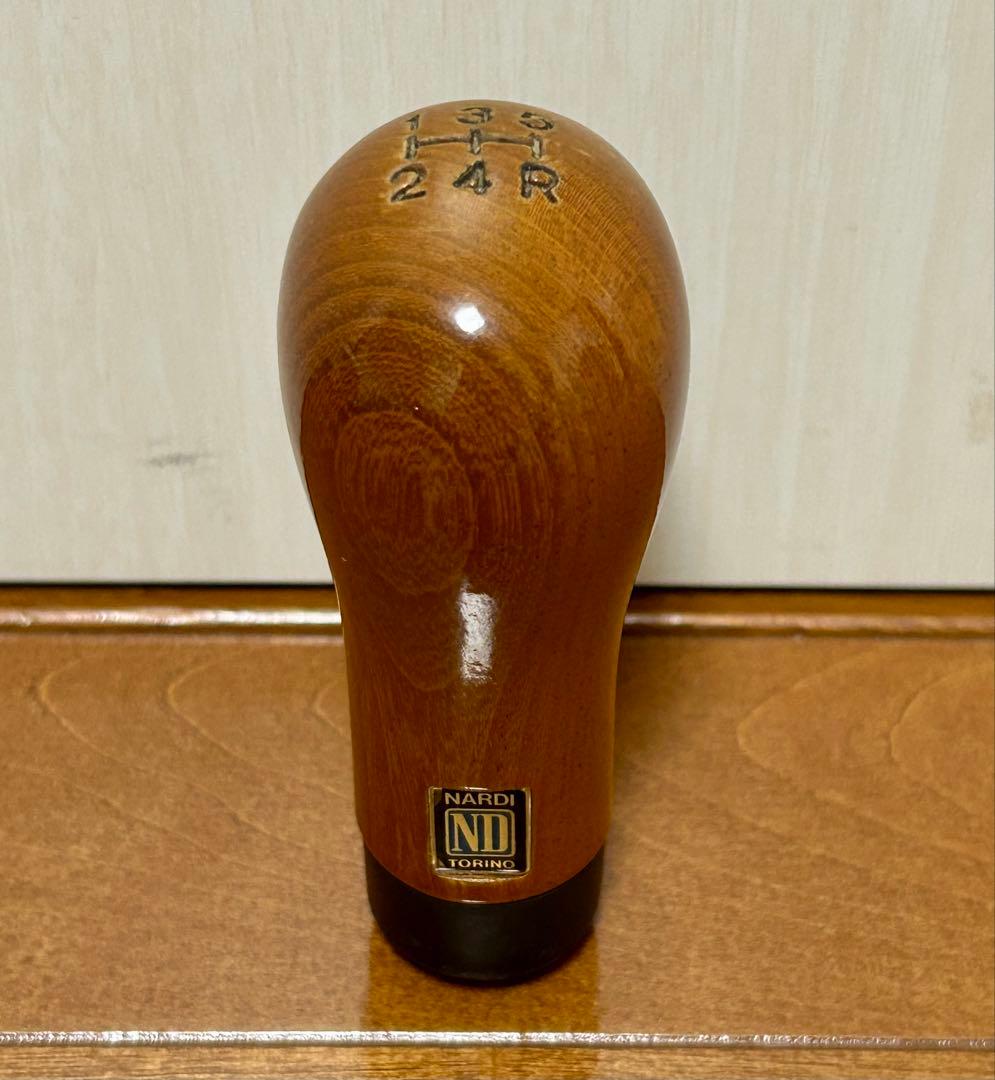 【M12 1.25】 ナルディ NARDI ウッド 木製 5速 シフトノブ