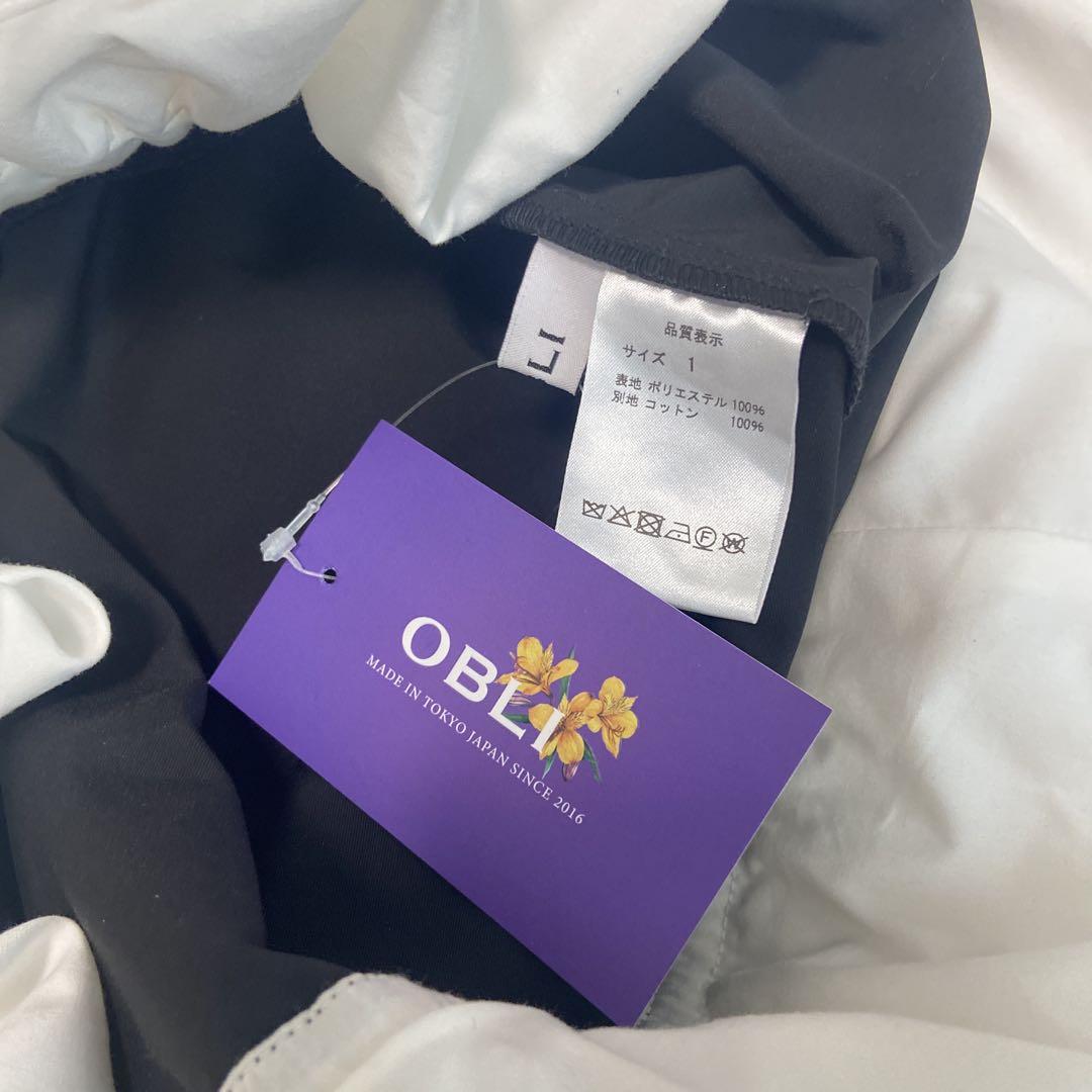 新品未使用 OBLI バルーンエプロンワンピース 2025年AW サイズ1