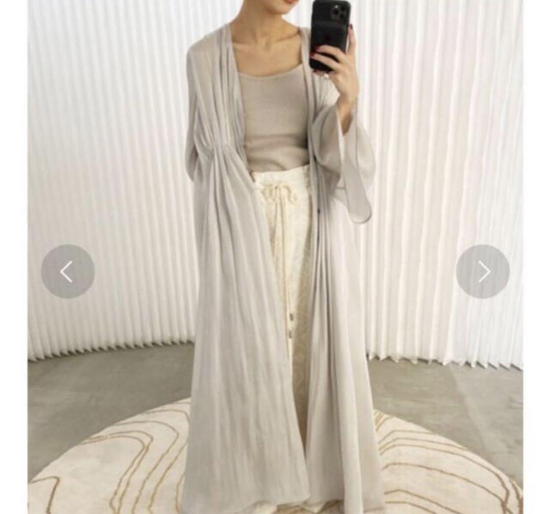 MEDI GATHER NEGLIGEE DRESS アメリヴィンテージ