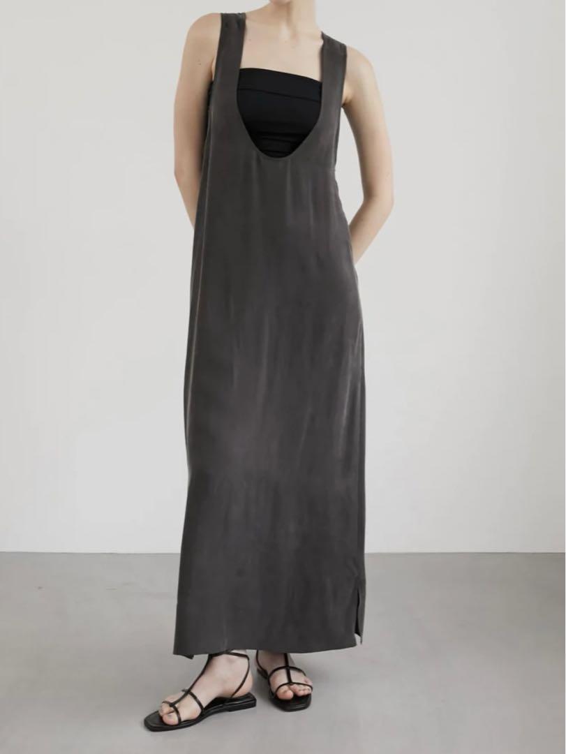 la peaudegem 2way u  neck dress