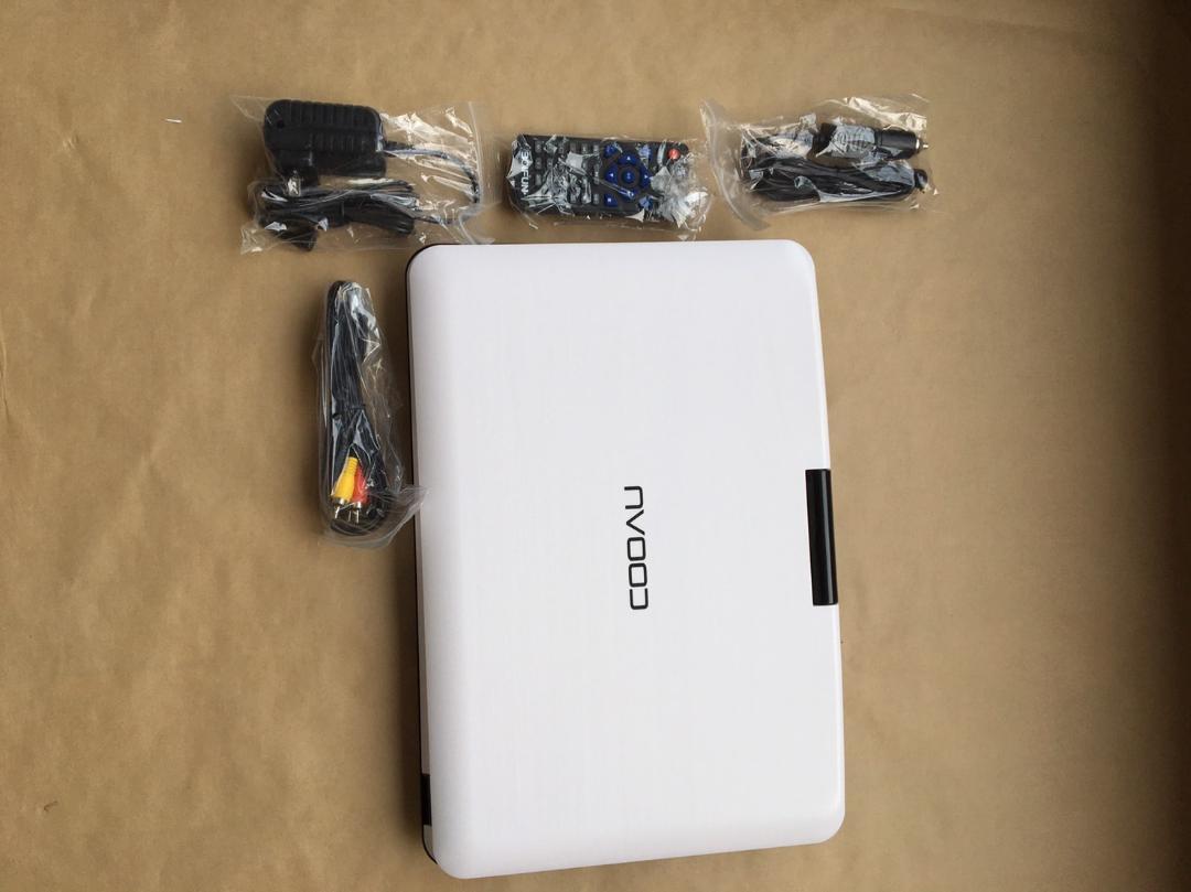 COOAU ポータブルDVDプレーヤー CU-102 ホワイト - DVD