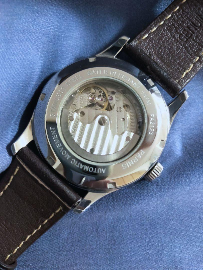 お得大特価 PARNIS 自動巻き バウハウスデザイン DEfA1-m66639230563 腕時計 超歓迎特価