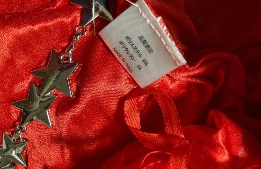 レアカラー小悪魔ギャルNANA 赤ランジェリーy2kフェアリーグランジレース